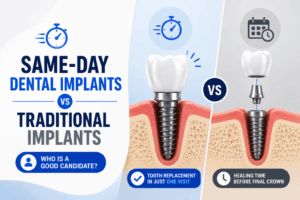 Same Day Dental Implants vs