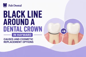 Blog Black Line Around a Dental Crown