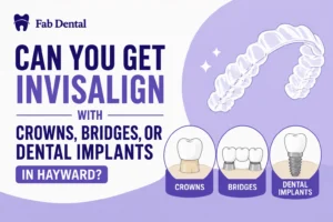 Blog Invisalign with Crowns, Bridges, or Dental Implants