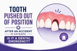Blog Tooth Pushed Out of Position After an Accident